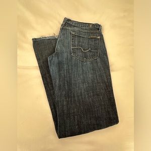 7 For All Mankind Organic Cotton Bootcut Jeans 29. Inseam 30.